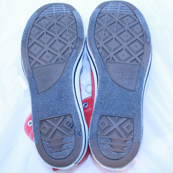 Converse Chuck Taylor Unisex M11.5 W13.5 Red High Top Sneakers - X9621 - Picture 5 of 11